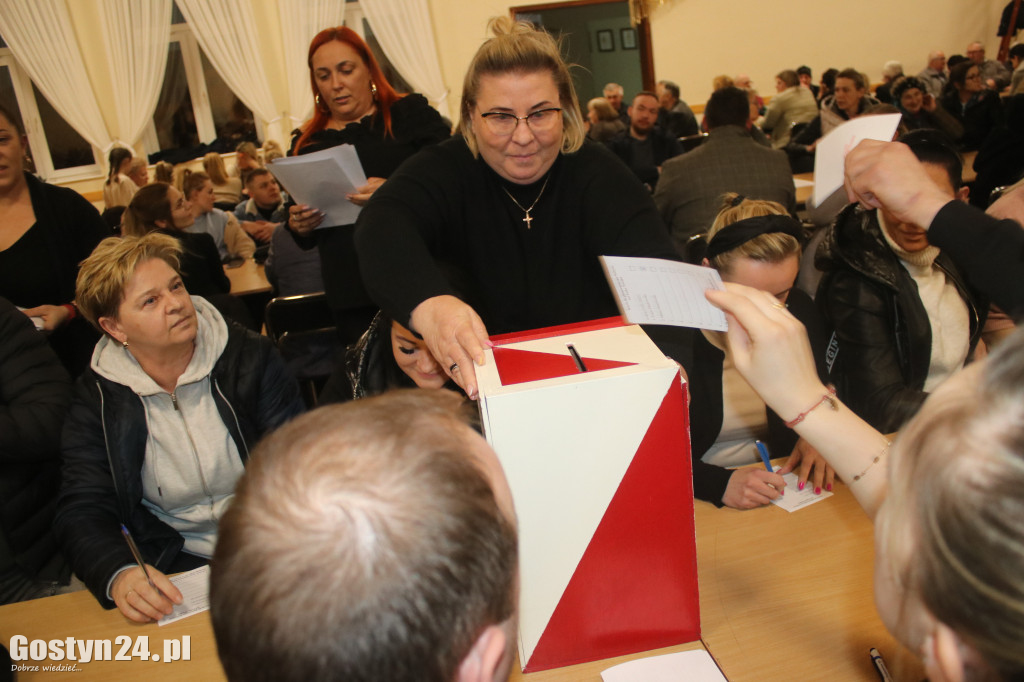 Wybory sołeckie we wsi Łęka Wielka
