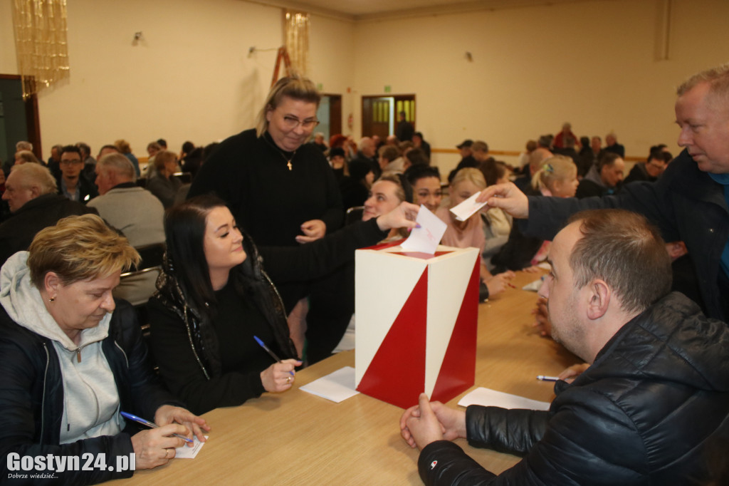 Wybory sołeckie we wsi Łęka Wielka