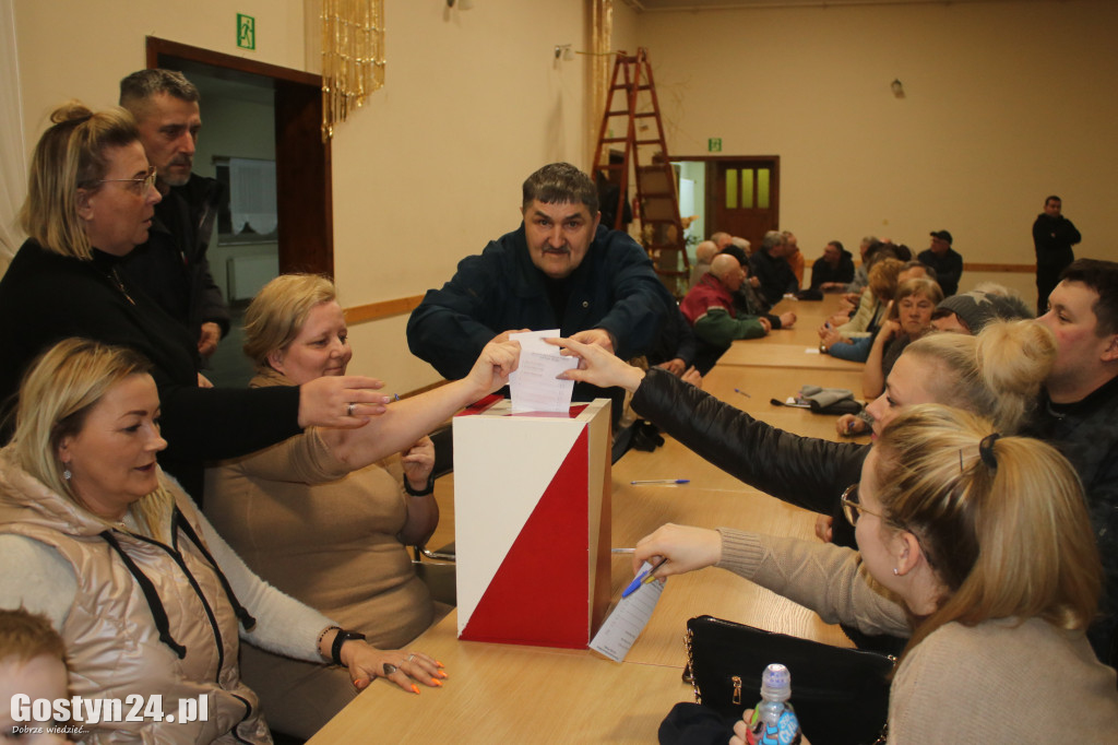 Wybory sołeckie we wsi Łęka Wielka