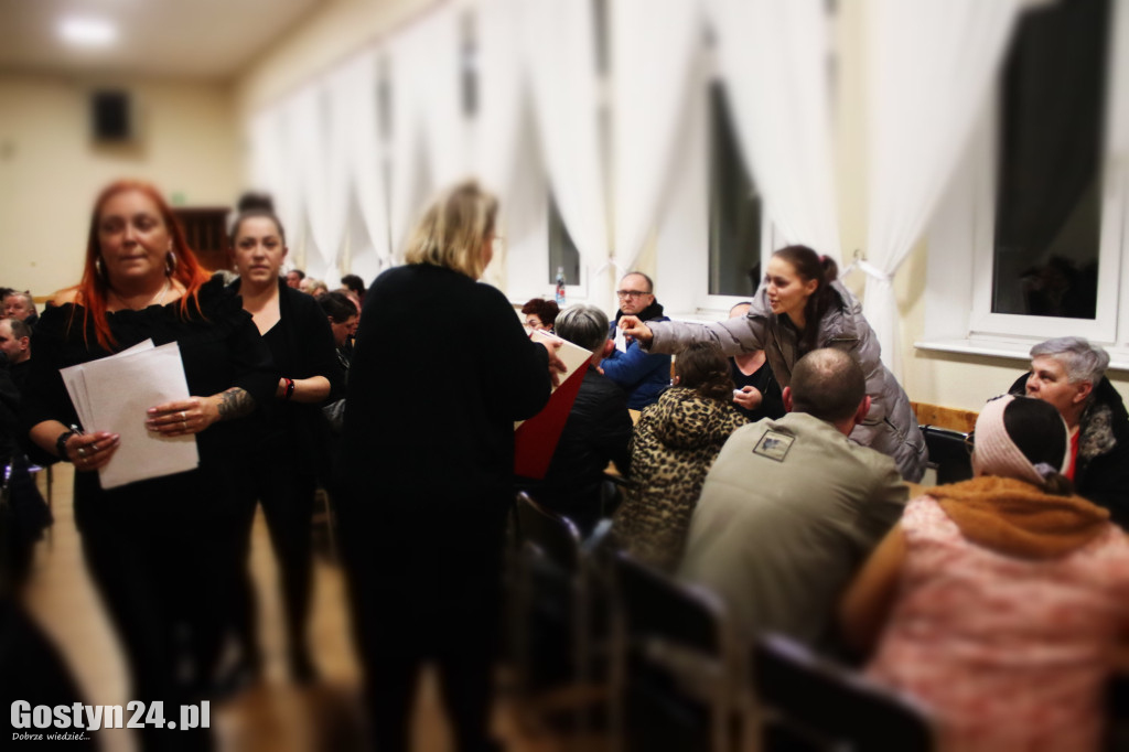 Wybory sołeckie we wsi Łęka Wielka