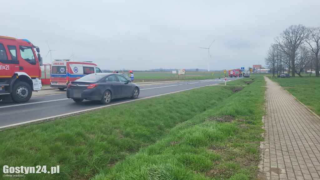 Zdarzenie drogowe na DW434 w Kuczynie