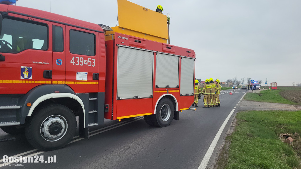 Zdarzenie drogowe na DW434 w Kuczynie