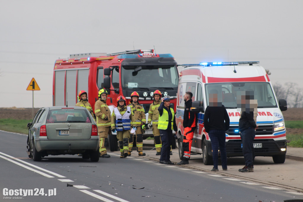 Zdarzenie drogowe na DW434 w Kuczynie