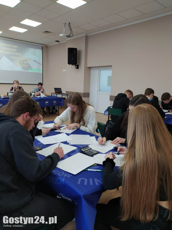  Powiatowy Konkurs Matematyczny w ZSZ Gostyń