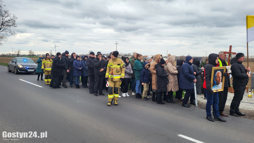 Marsz w obronie Jana Pawła II w Bodzewku Drugim