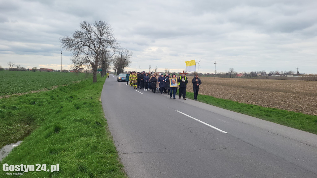 Marsz w obronie Jana Pawła II w Bodzewku Drugim