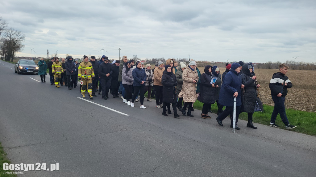 Marsz w obronie Jana Pawła II w Bodzewku Drugim