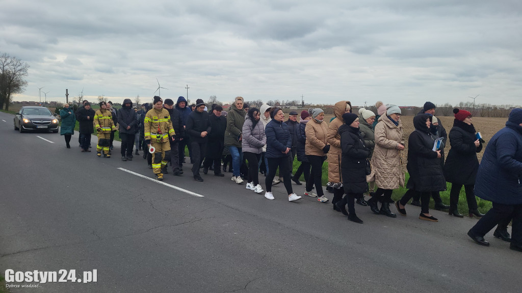 Marsz w obronie Jana Pawła II w Bodzewku Drugim