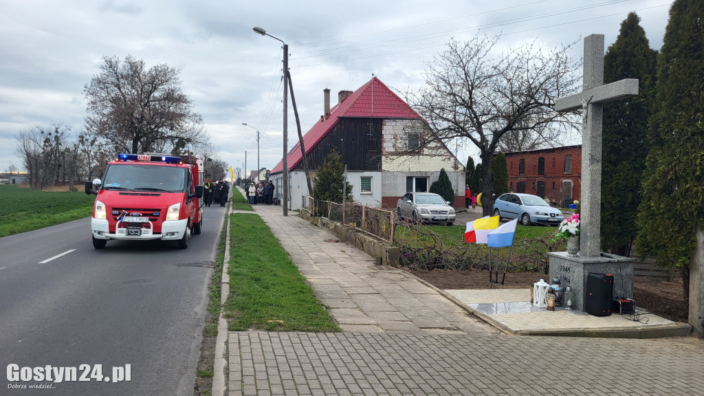 Marsz w obronie Jana Pawła II w Bodzewku Drugim