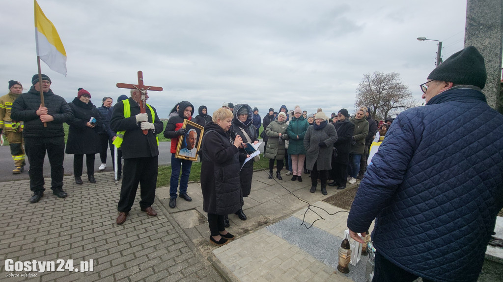 Marsz w obronie Jana Pawła II w Bodzewku Drugim