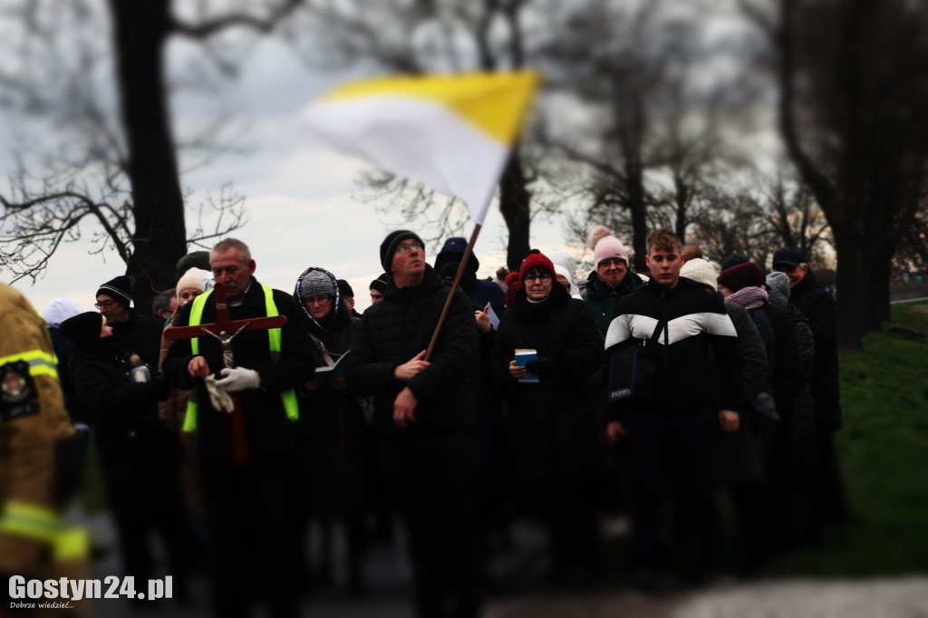 Marsz w obronie Jana Pawła II w Bodzewku Drugim