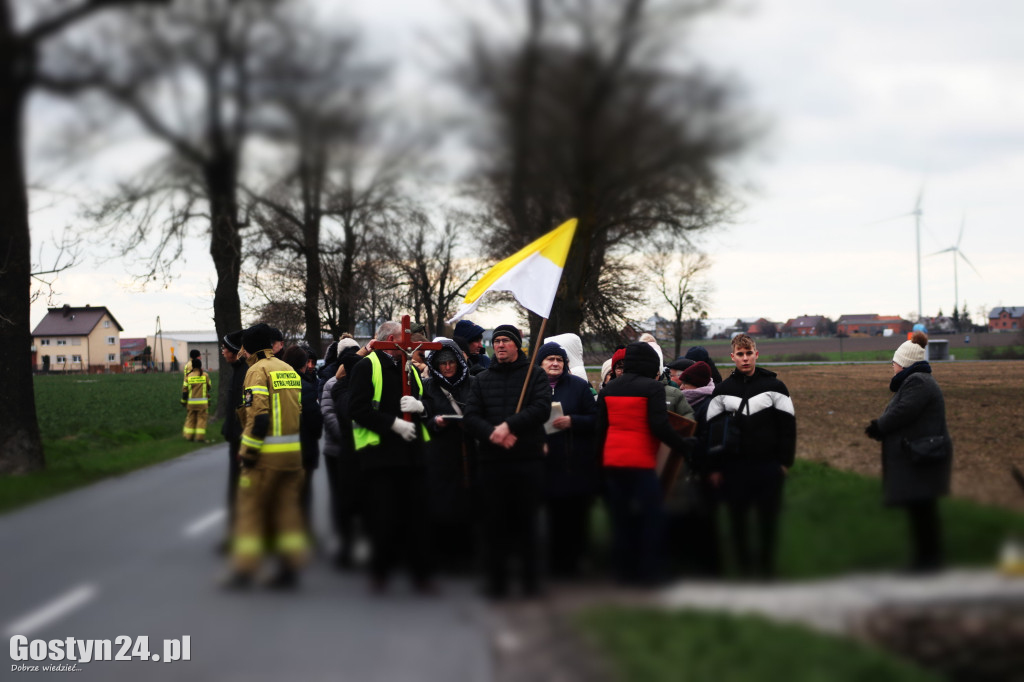 Marsz w obronie Jana Pawła II w Bodzewku Drugim