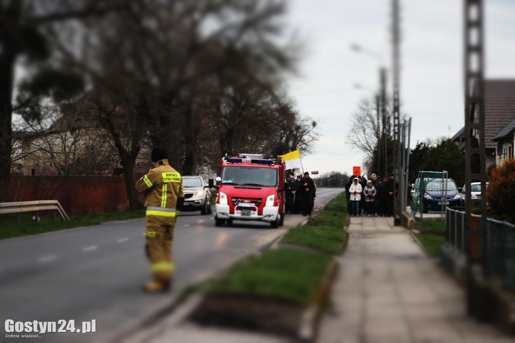 Marsz w obronie Jana Pawła II w Bodzewku Drugim