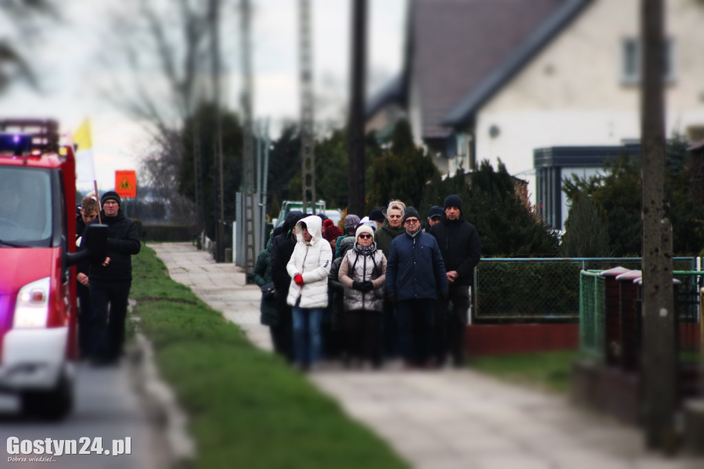 Marsz w obronie Jana Pawła II w Bodzewku Drugim