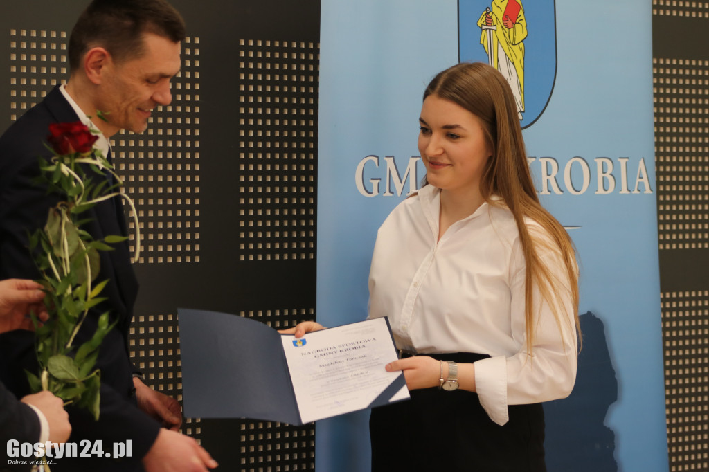 Nagrody sportowe w gminie Krobia rozdane