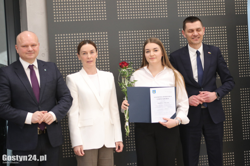 Nagrody sportowe w gminie Krobia rozdane