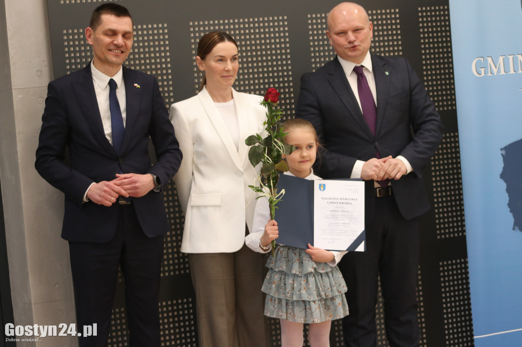 Nagrody sportowe w gminie Krobia rozdane