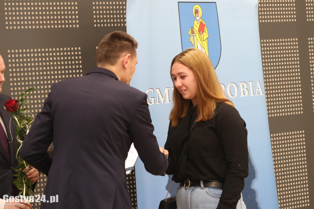 Nagrody sportowe w gminie Krobia rozdane