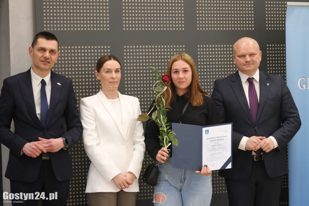 Nagrody sportowe w gminie Krobia rozdane
