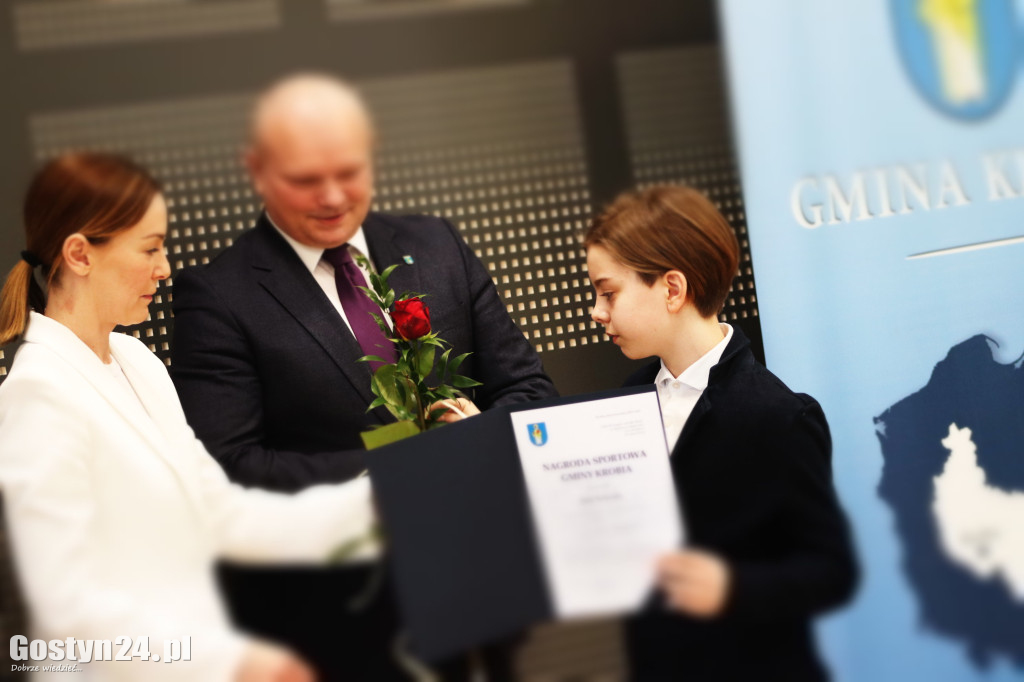 Nagrody sportowe w gminie Krobia rozdane