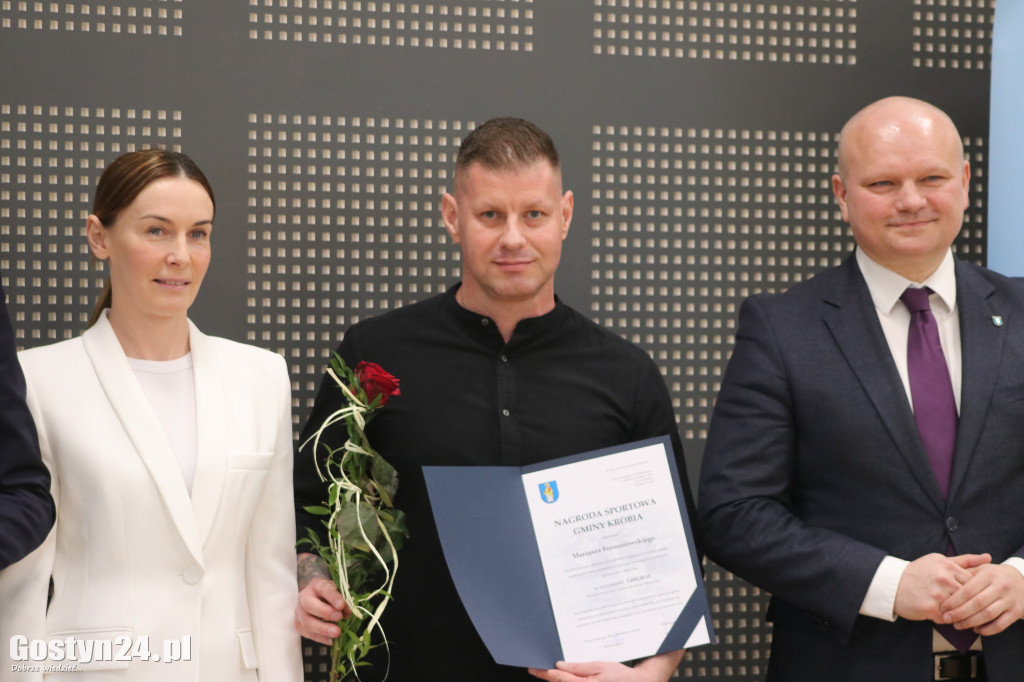 Nagrody sportowe w gminie Krobia rozdane
