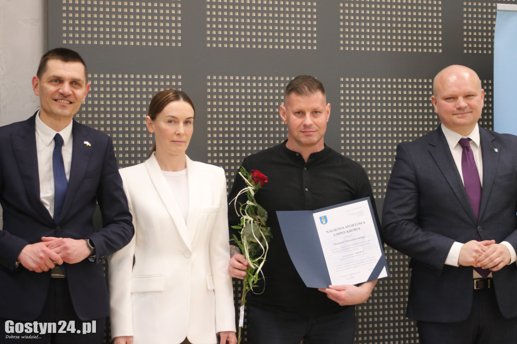 Nagrody sportowe w gminie Krobia rozdane