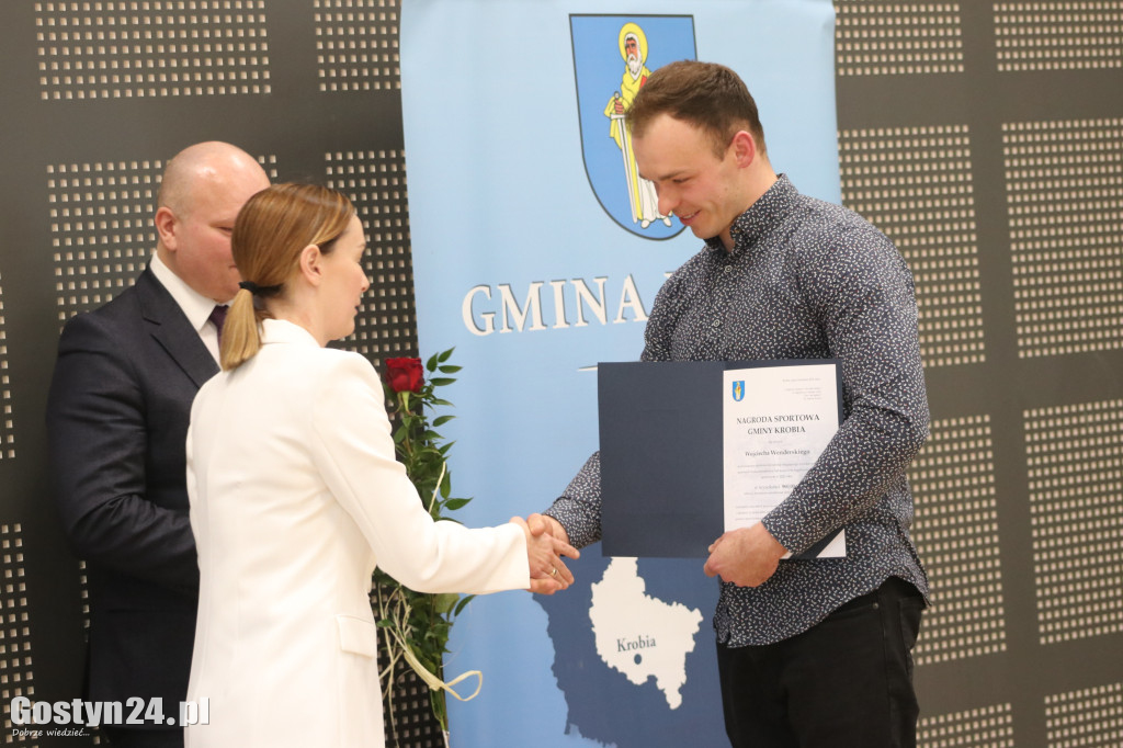 Nagrody sportowe w gminie Krobia rozdane