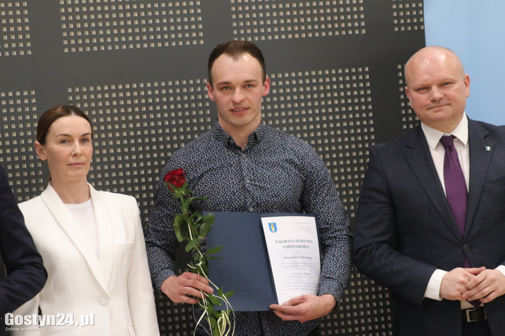 Nagrody sportowe w gminie Krobia rozdane