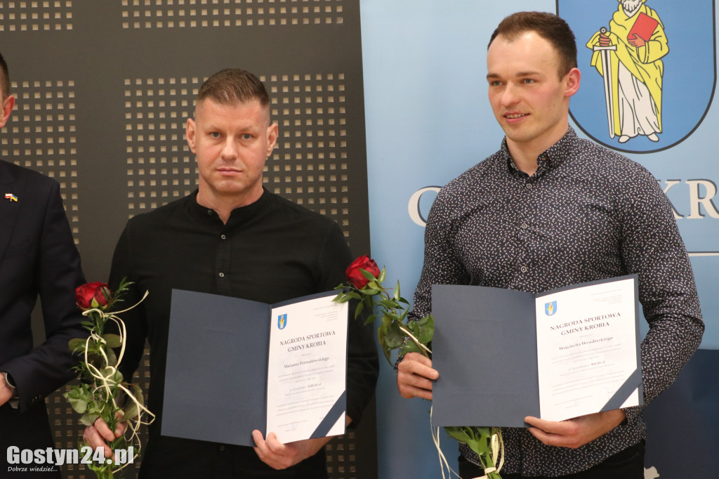 Nagrody sportowe w gminie Krobia rozdane