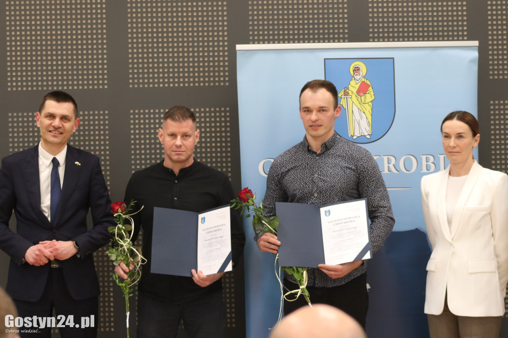 Nagrody sportowe w gminie Krobia rozdane