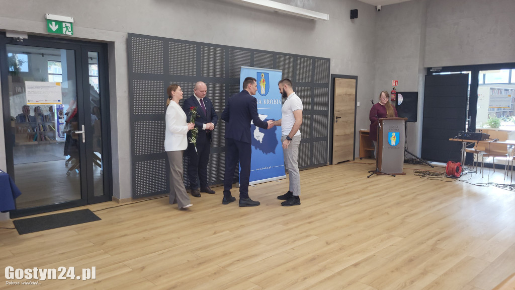 Nagrody sportowe w gminie Krobia rozdane