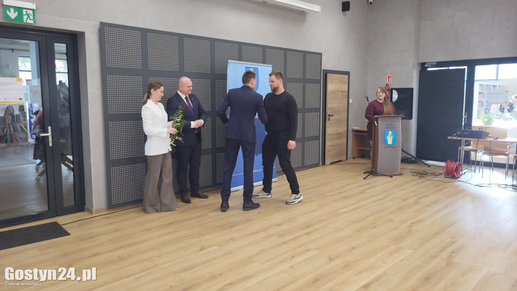 Nagrody sportowe w gminie Krobia rozdane