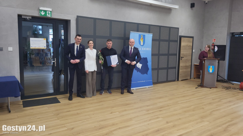 Nagrody sportowe w gminie Krobia rozdane