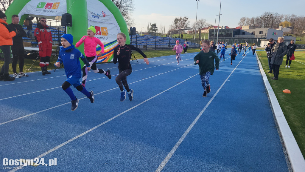 Biega Zająca na gostyńskim stadionie