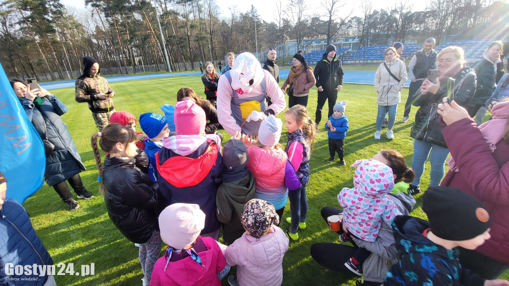 Biega Zająca na gostyńskim stadionie