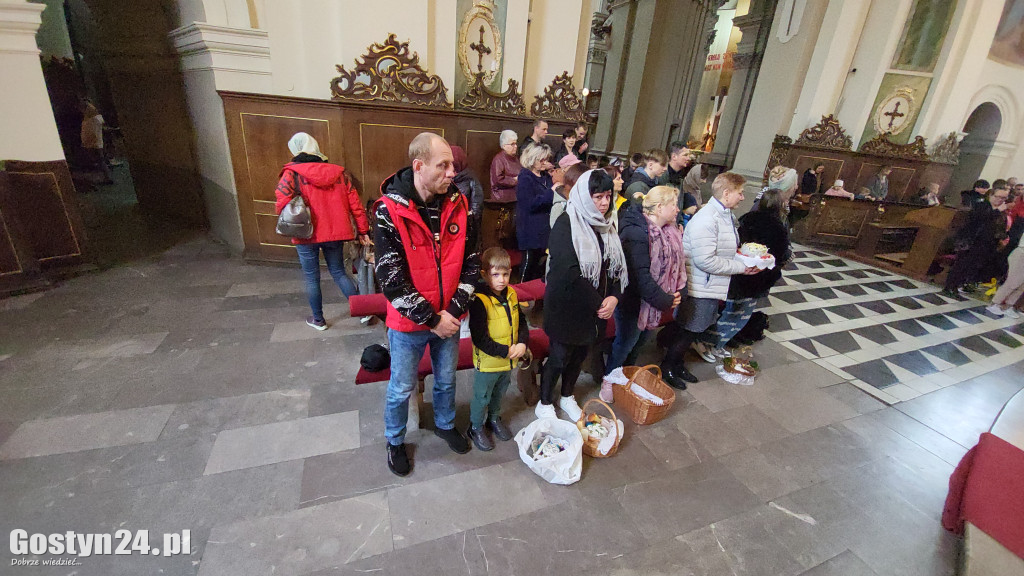 Święconka dla rodzin ukraińskich na Świętej Górze