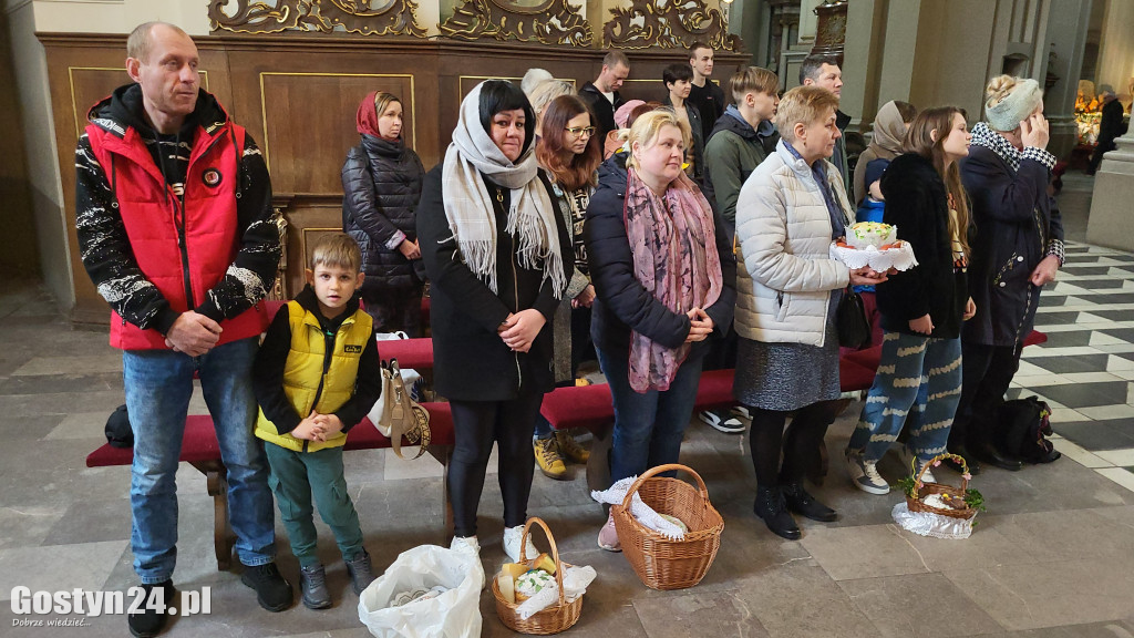 Święconka dla rodzin ukraińskich na Świętej Górze