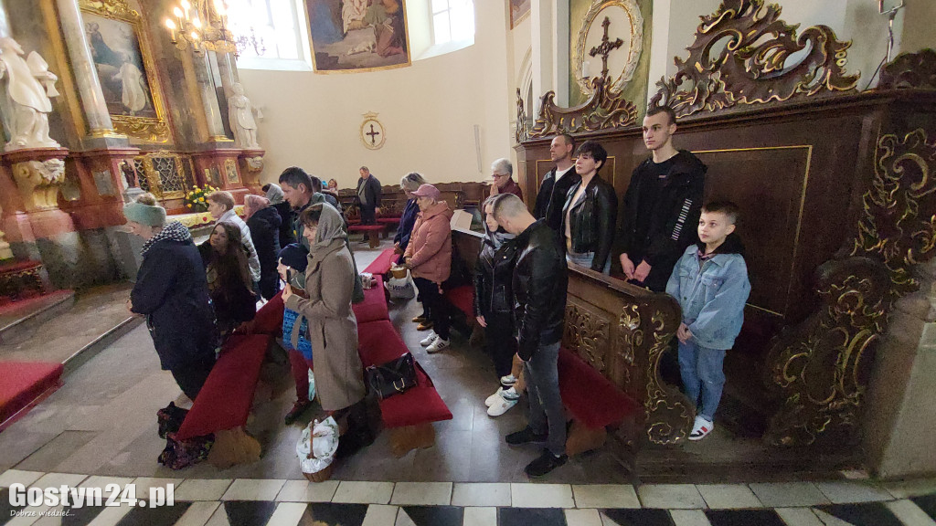 Święconka dla rodzin ukraińskich na Świętej Górze