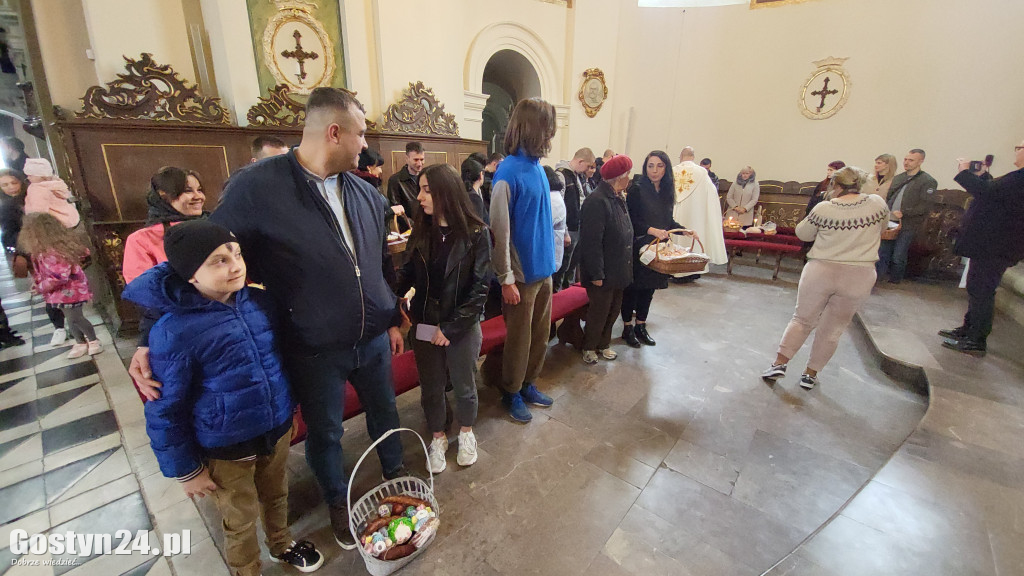 Święconka dla rodzin ukraińskich na Świętej Górze