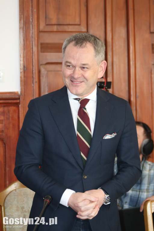 Posiedzenie radnych i spacer po obwodnicy DW434