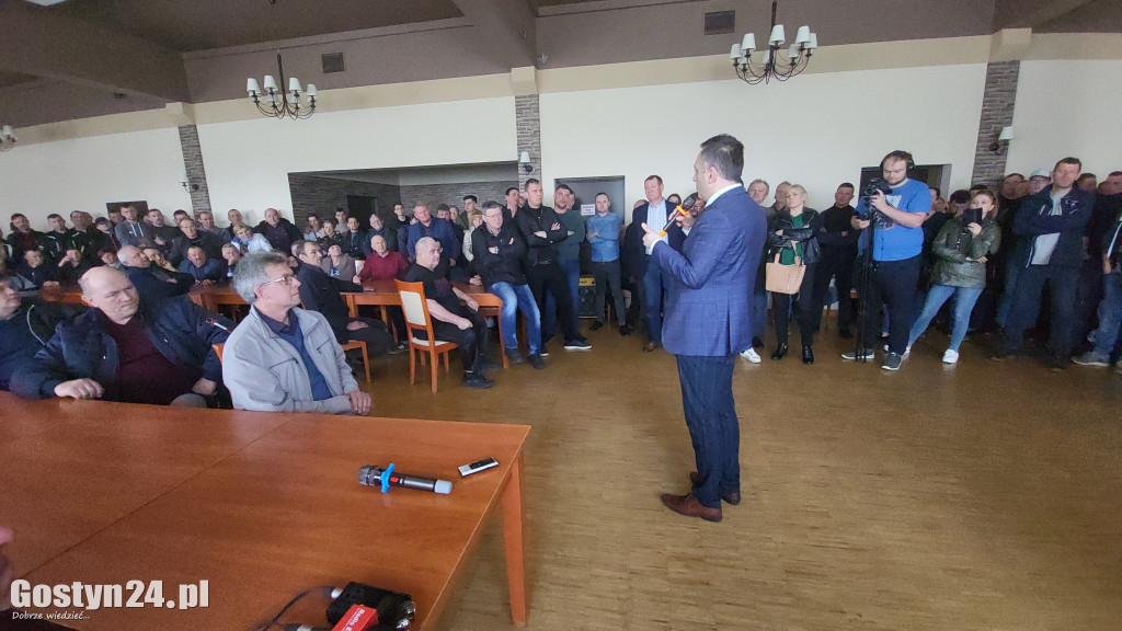 Kolejne spotkanie rolników z zarządem Spółdzielni Mleczarskiej