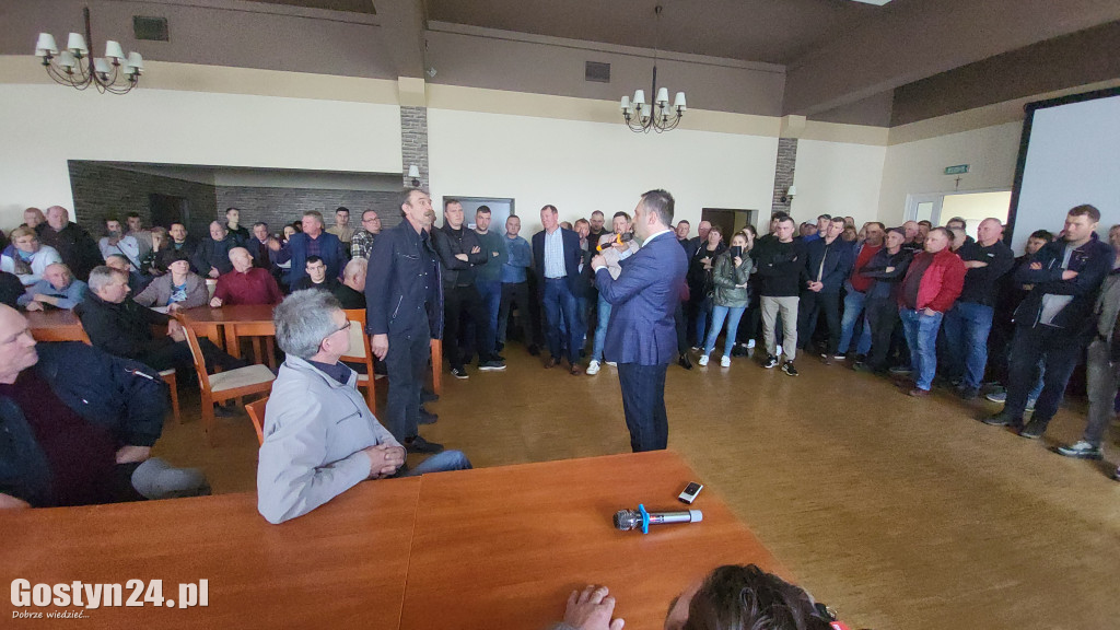 Kolejne spotkanie rolników z zarządem Spółdzielni Mleczarskiej