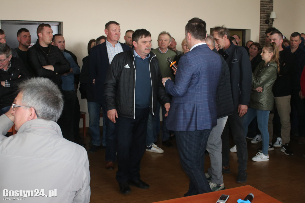Kolejne spotkanie rolników z zarządem Spółdzielni Mleczarskiej