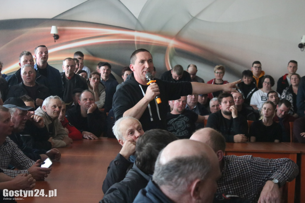 Kolejne spotkanie rolników z zarządem Spółdzielni Mleczarskiej