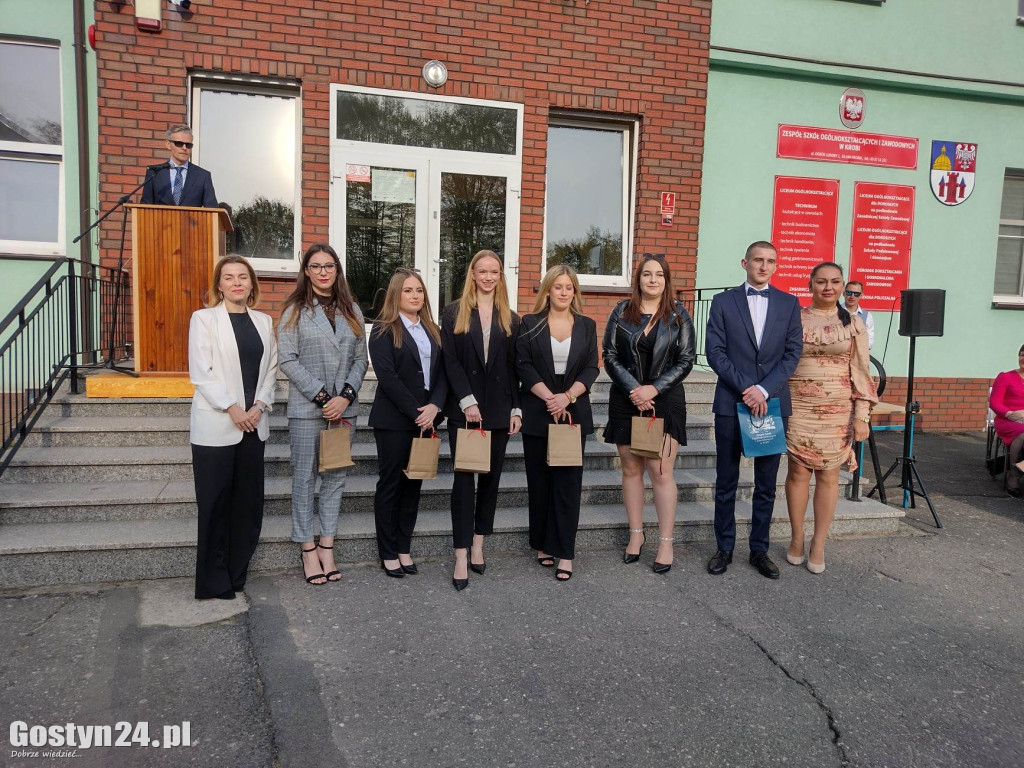 Zakończenie roku maturzystów ZSOiZ w Krobi