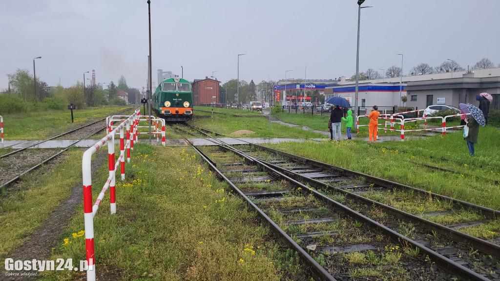 Pociąg retro na gostyńskim dworcu