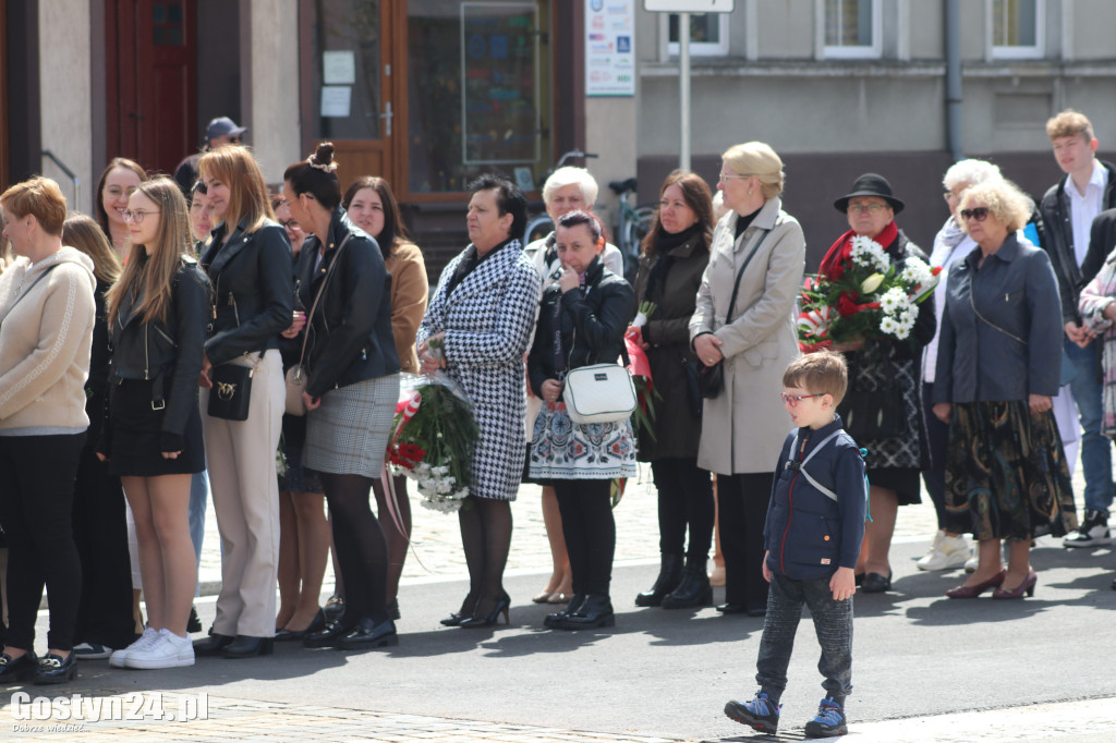 Obchody Konstytucji 3-go Maja na rynku w Krobi