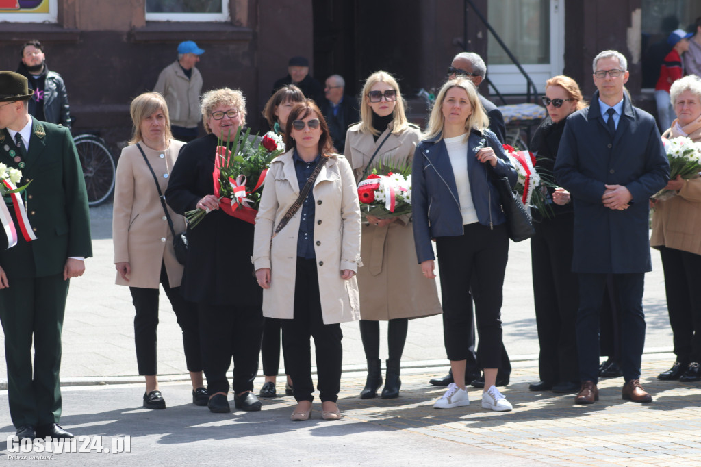 Obchody Konstytucji 3-go Maja na rynku w Krobi