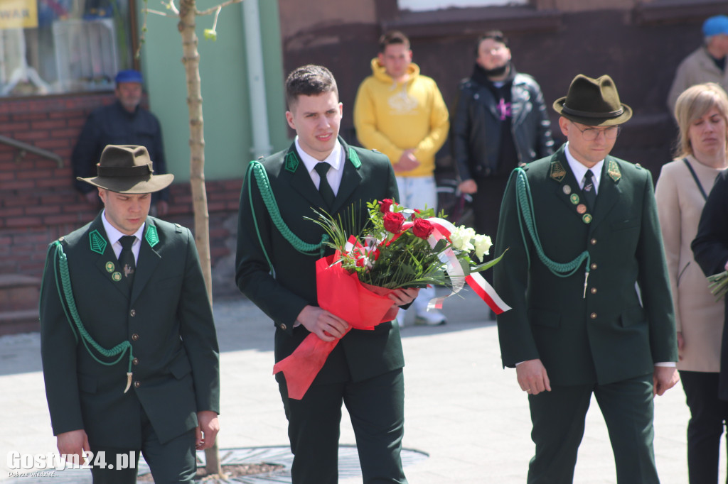 Obchody Konstytucji 3-go Maja na rynku w Krobi