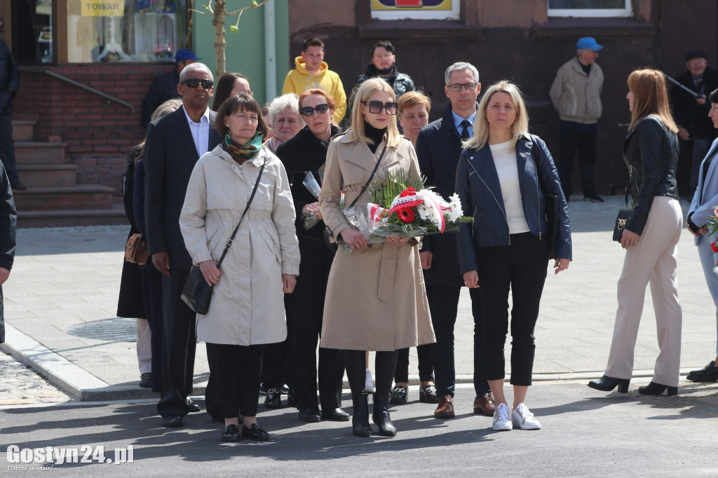 Obchody Konstytucji 3-go Maja na rynku w Krobi